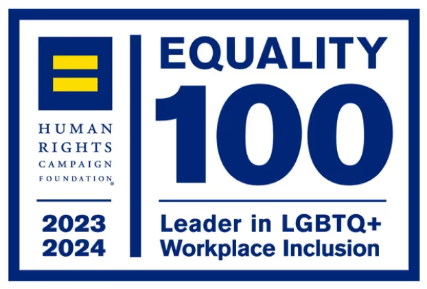 Equality 100 Leader in Workplace inclusion